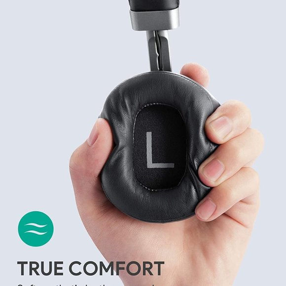 Bluetooth 5 wireless over head earphones with microphone - Picture 5 of 9